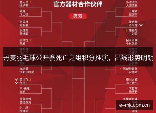丹麦羽毛球公开赛死亡之组积分推演，出线形势明朗